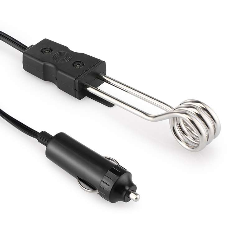 Portable 12V/24V Electric Car Boiled Immersion Water Heater Traveling Camping Picnic, Voltage:12V(Bl