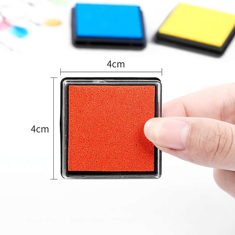 5 PCS Creative Color Ink Pad Small Ink Pad, Size:4x4cm(Pink)