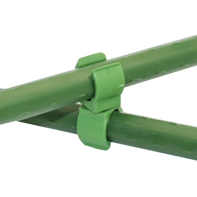 50 PCS Rotary Buckle Gardening Plastic Bracket Support Universal Tube Clamp Plastic Buckle, Size:16