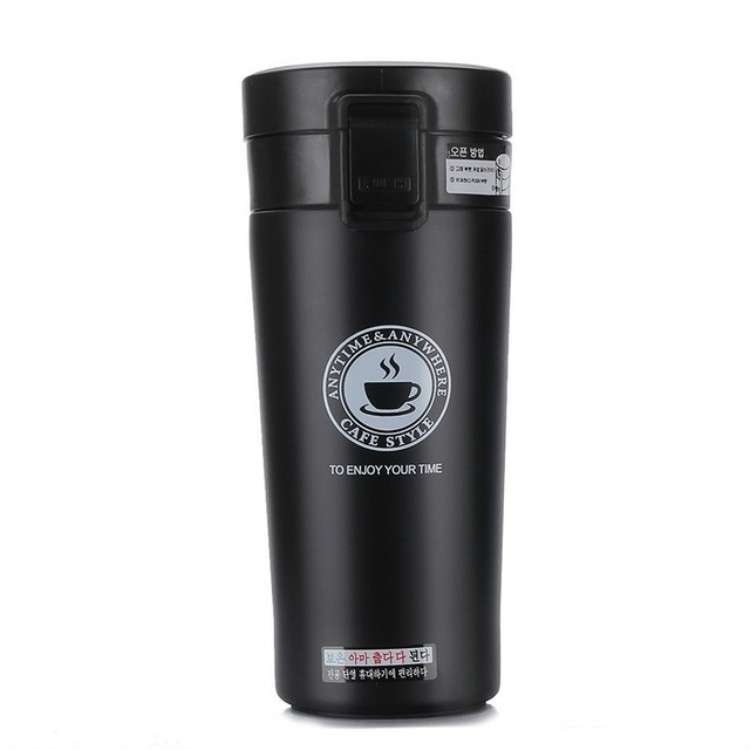 Double Wall Stainless Steel Vacuum Flasks 380ml Car Thermo Cup Coffee Tea Travel Mug Thermol Bottle,