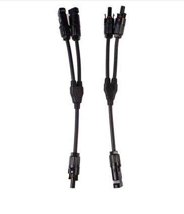 1 Pair MC4 Branch Y Adapter Connectors M/M/F and F/F/M for Solar Panels Cable(mc4)