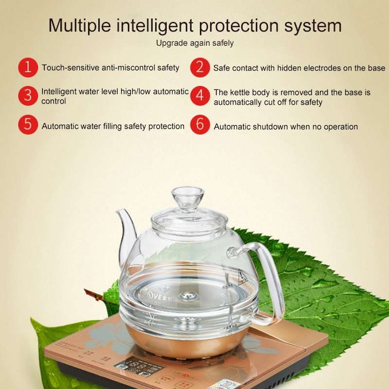 KAMJOVE H7 Yongquan Type Tea Art Stove Automatic Water Heating Electric Kettle, Specification:CN Plu