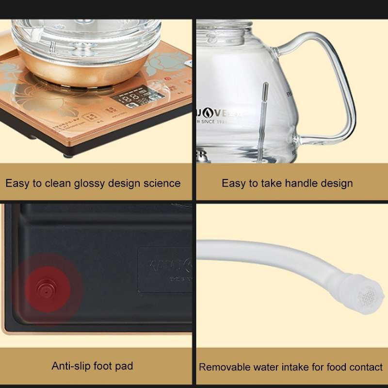 KAMJOVE H7 Yongquan Type Tea Art Stove Automatic Water Heating Electric Kettle, Specification:CN Plu