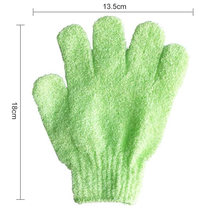 5 PCS Shower Bath Gloves Exfoliating Spa Massage Scrub Body Glove(Blue)