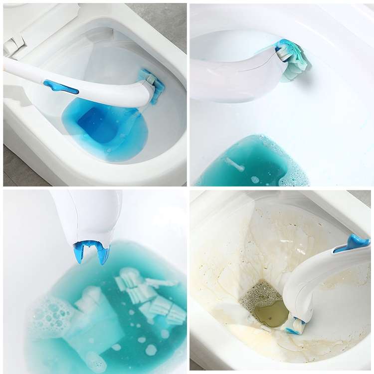 Disposable Toilet Brush Household Toilet Brush Detergent Replacement Core
