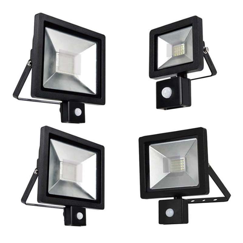 Automatic Security PIR Infrared Motion Sensor Detector Wall Spotlights Switch, Size:12mm(Black)