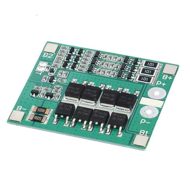 25A 11.1V-12.6V Over-Current Over-Charge Protection Board with Equalization for 18650 Lithium Batter