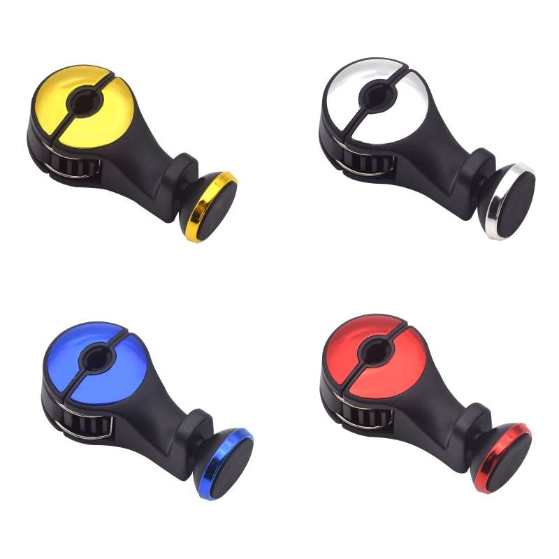 2 PCS Car Multifunctional Rear Headrest Mobile Phone Hook(Three Generation Magnetic Blue)