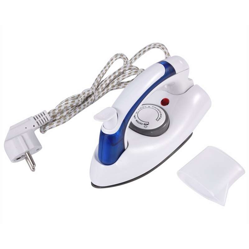 Mini Portable Foldable Electric Steam Iron For Clothes With 3 Gears Teflon Baseplate Handheld Flatir