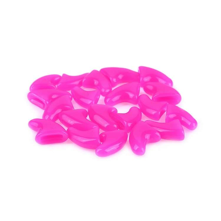 20 PCS Silicone Soft Cat Nail Caps / Cat Paw Claw / Pet Nail Protector/Cat Nail Cover, Size:XS(Black