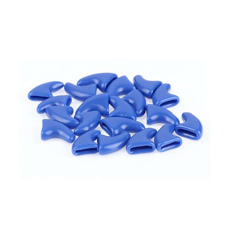 20 PCS Silicone Soft Cat Nail Caps / Cat Paw Claw / Pet Nail Protector/Cat Nail Cover, Size:S(Black)