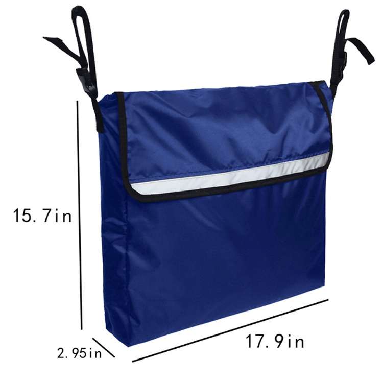 Storage Bag for Wheelchairs Disabled Car Storage Hanging Bag(Black)