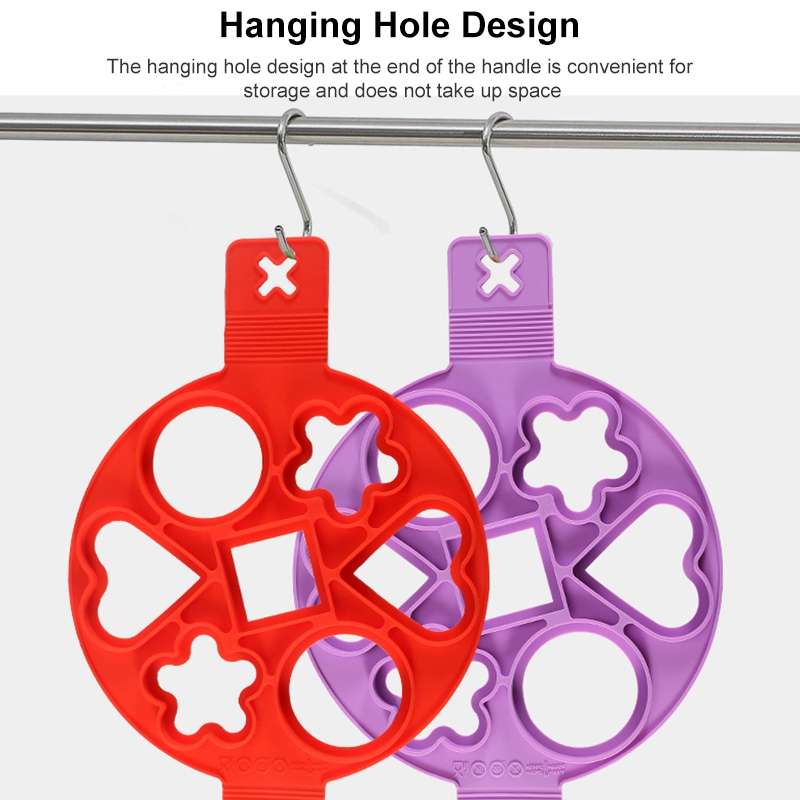 Nonstick Cooking Tool Egg Ring Maker Egg Silicone Mold Pancake Cheese Egg Cooker Pan Flip Kitchen Ba