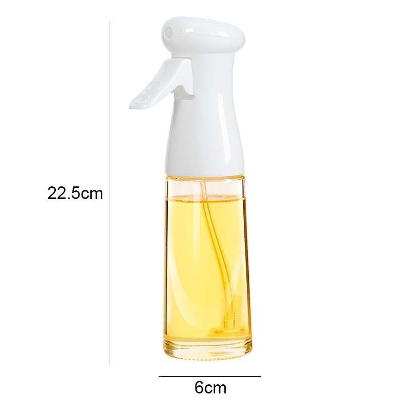 Edible Oil Spray Bottle Barbecue Leakproof Oil Sprayer Bottle( White)