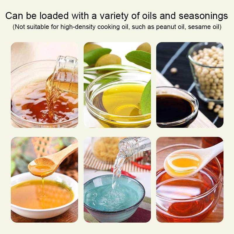 Edible Oil Spray Bottle Barbecue Leakproof Oil Sprayer Bottle( White)