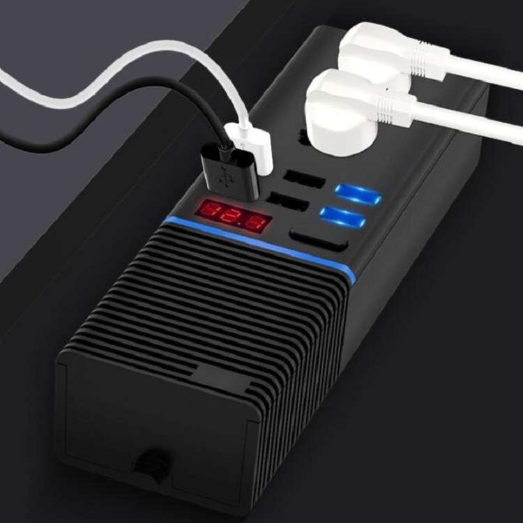 Car Inverter 12v/24v To 220v Household Power Converter Multi-Function Car Socket, Specification:V20-