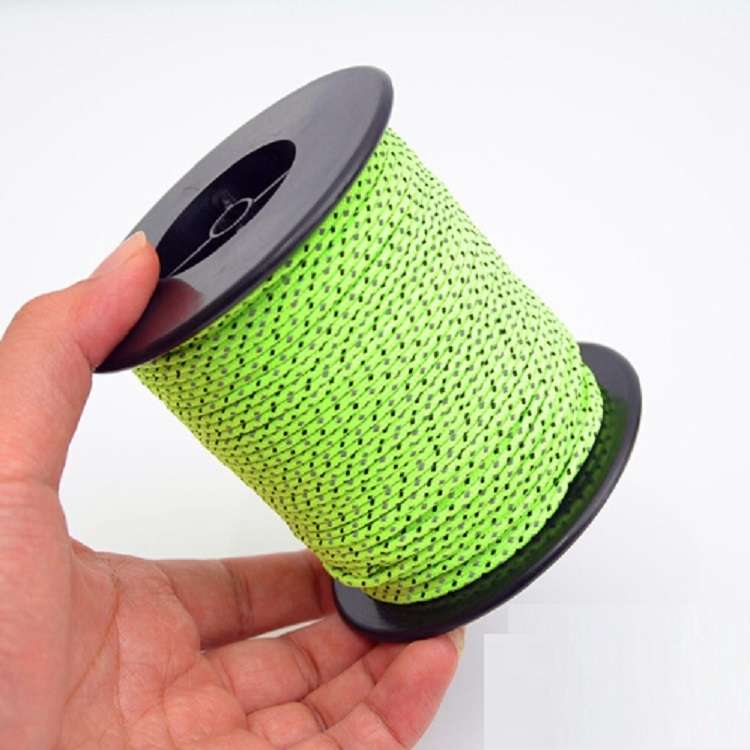 2.5mm Diameter Reflective String Windproof Tent Rope Line Camping Rope Reflective Tent Ropes, Length