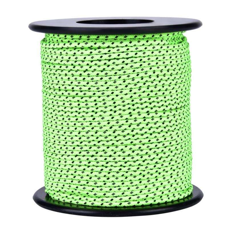 2.5mm Diameter Reflective String Windproof Tent Rope Line Camping Rope Reflective Tent Ropes, Length