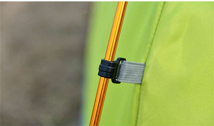 10 PCS Outdoor Luminous Rope Buckle Fluorescence Tent Triangle Buckle Alert Reminder Accidental Dang