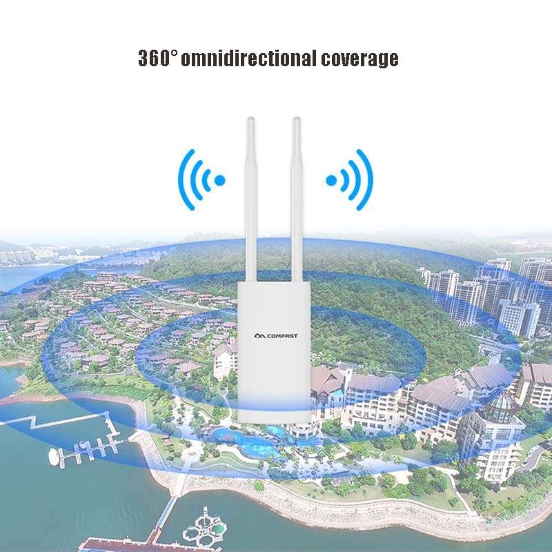 EW72 1200Mbps Comfast Outdoor High-Power Wireless Coverage AP Router(US Plug)