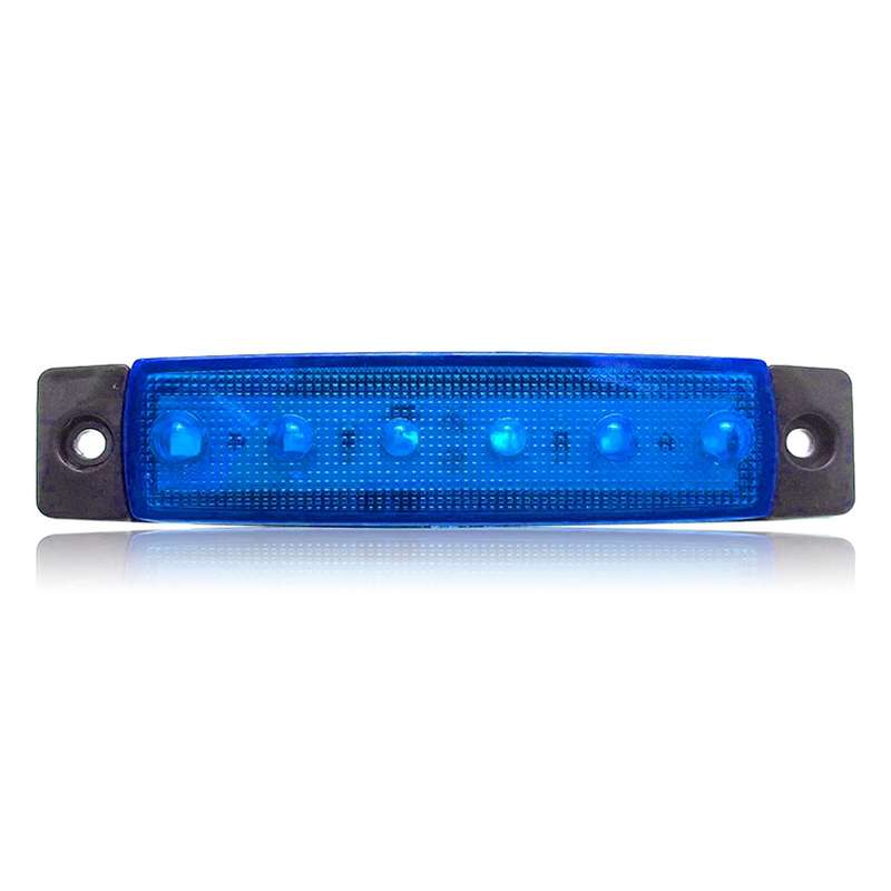 4 PCS 12V 6 SMD Auto Car Bus Truck Wagons External Side Marker Lights LED Trailer Indicator Light Re