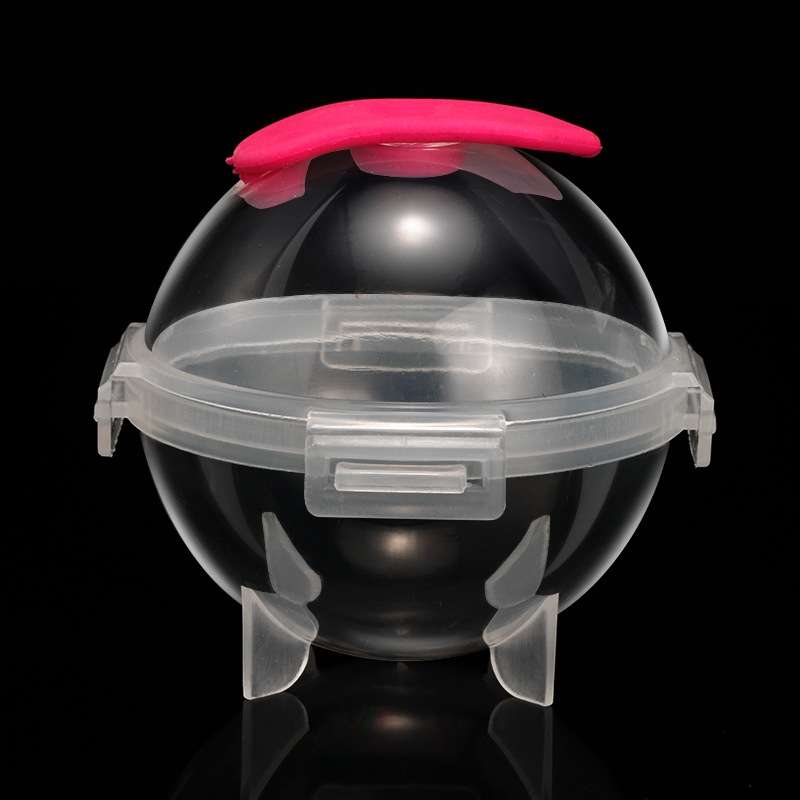 12 PCS Whiskey Ice Ball Mold Silicone PP Round Ice Tray Random Color Delivery, Style:Detachable Cove