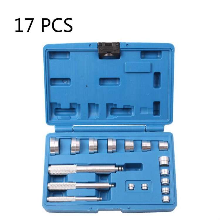 17 In 1 Small Aluminum Alloy Bearing Disassembly Tool Bearing Installation Extractor(Blue)