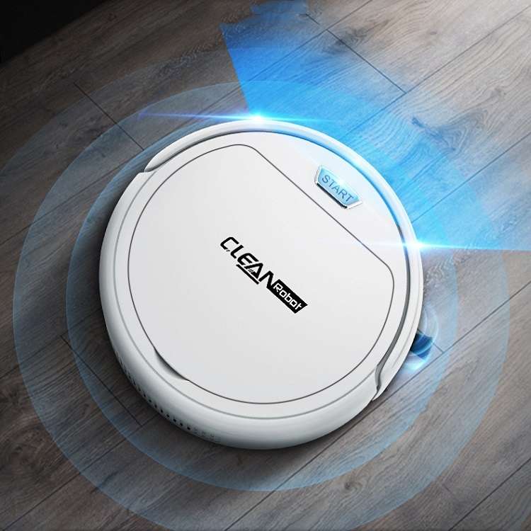 Household Intelligent Automatic Sweeping Robot, Specification:Upgrade Four Motors(Black)