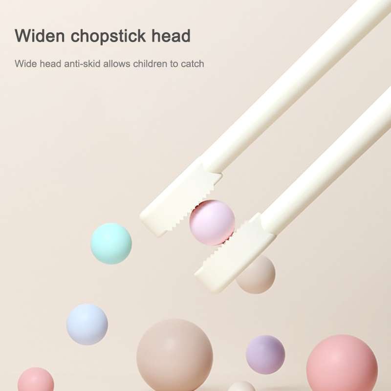 Household Baby Eating Training Chopsticks Spoon Fork Exercise Suit Kids Tableware(Green)