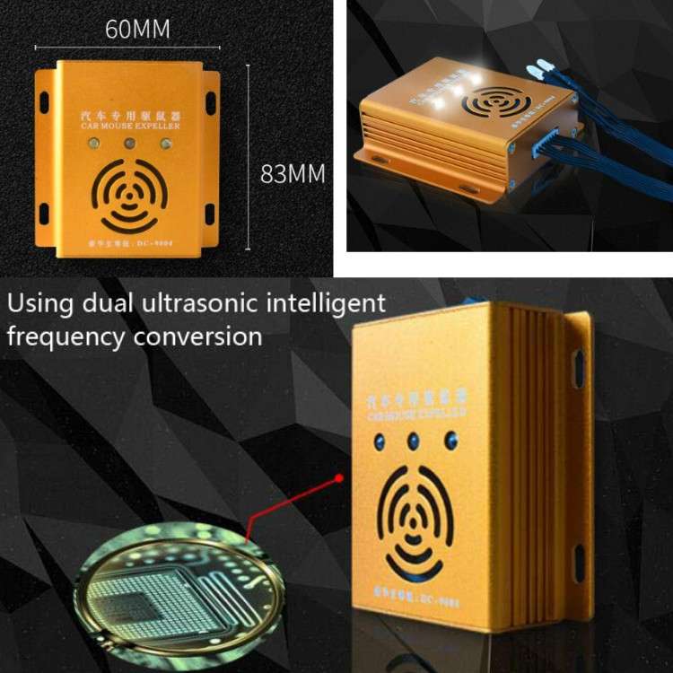 Car Mouse Repeller Ultrasonic Electronic Car Mouse Repeller Sound And Light Combined Mouse And Insec
