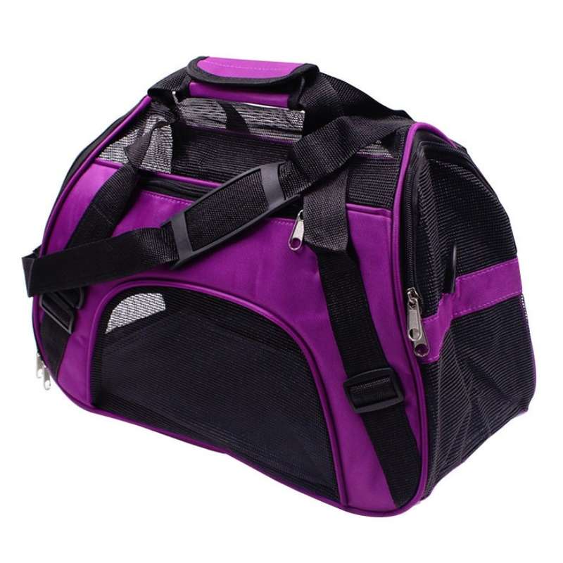 Portable Pet Backpack Dog Go Out Messenger Folding Bag Pet Supplies, Specification: Medium(Green)