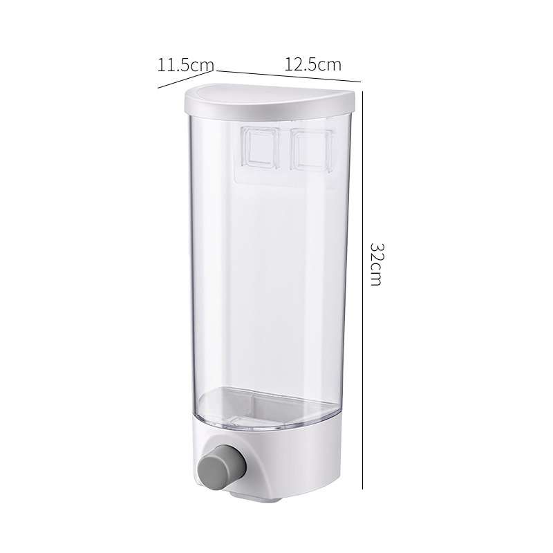Wall-Mounted Miscellaneous Grain Storage Box Kitchen Large-Capacity Push-Type Sealed Tank, Specifica