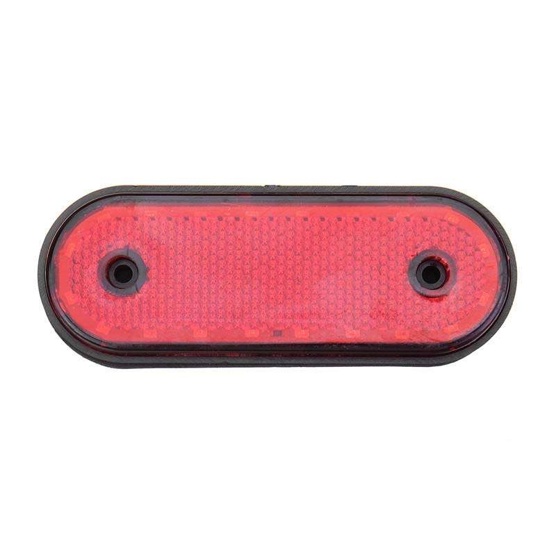 5 PCS MK-095 24V 20 LEDs Universal Truck Side Lights Truck Trailer Tail Lights(Red)