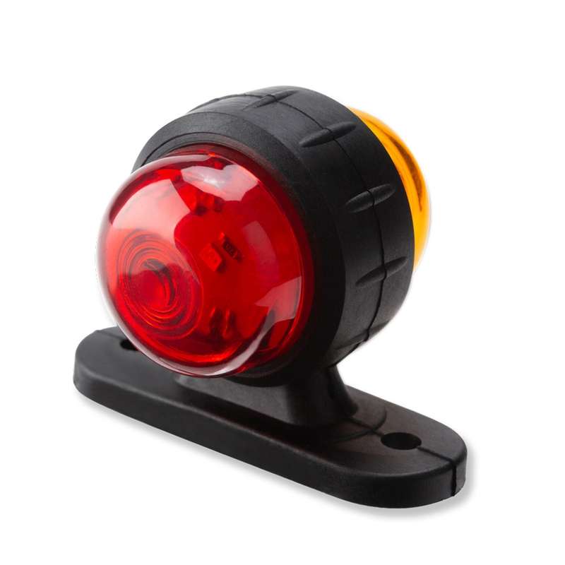 2 PCS R9 12-24V 2 LEDs 2000-4000K Double-Sided Waist Light Truck Side Light Cargo Truck Modification