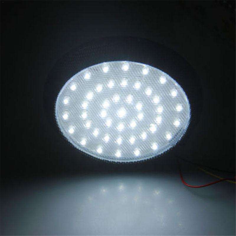 12V 46 LED Roof Light Camper Van Caravan Motor Home Boat White Light with ON / OFF Switch