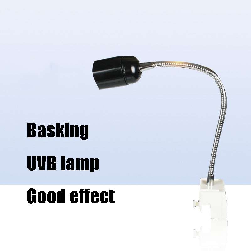 Tortoise UVB Tanning Lamp Holder Full Spectrum Pet Solar Heating Light Holder, EU Plug