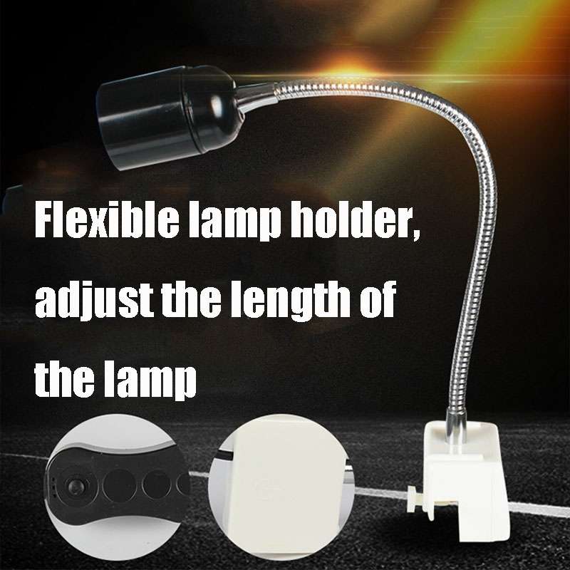 Tortoise UVB Tanning Lamp Holder Full Spectrum Pet Solar Heating Light Holder, EU Plug