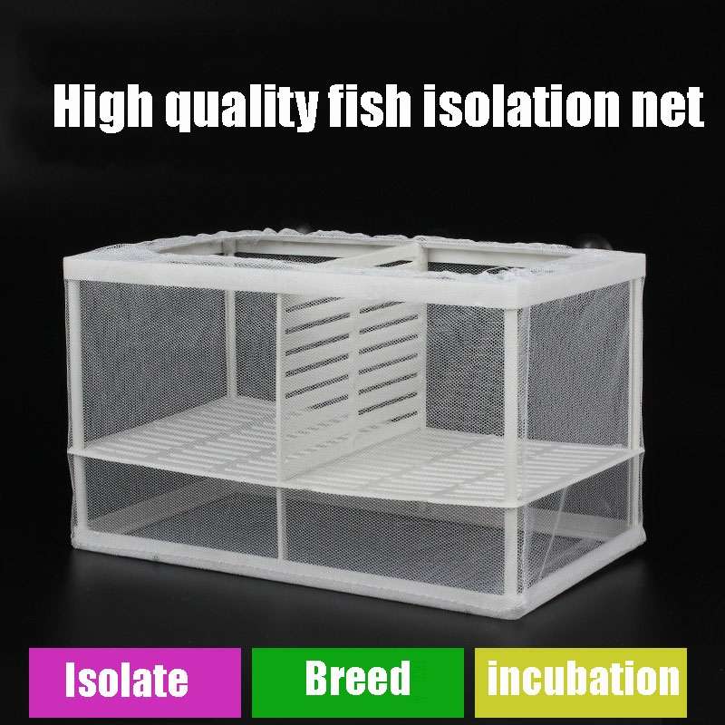 Large With Clapboard Incubator Small Fish Isolation Box Net Tropical Fish Breeding Box