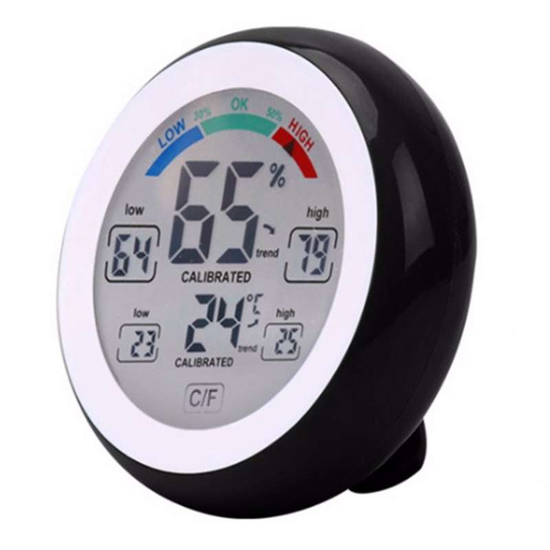 TS-S93 Multifunctional Digital Thermometer Hygrometer Temperature Humidity Meter, Value Trend Displa