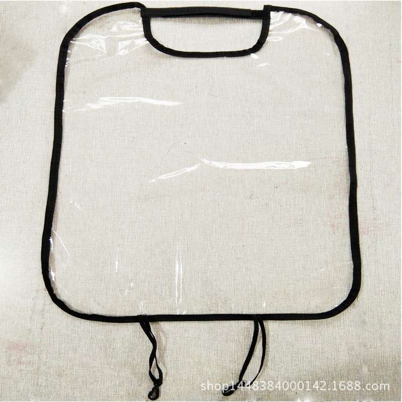 2 PCS Car Seat Back Cover Protector for Kids Kick Mat Car Seat Covers Automobile Kicking Mat(Transpa