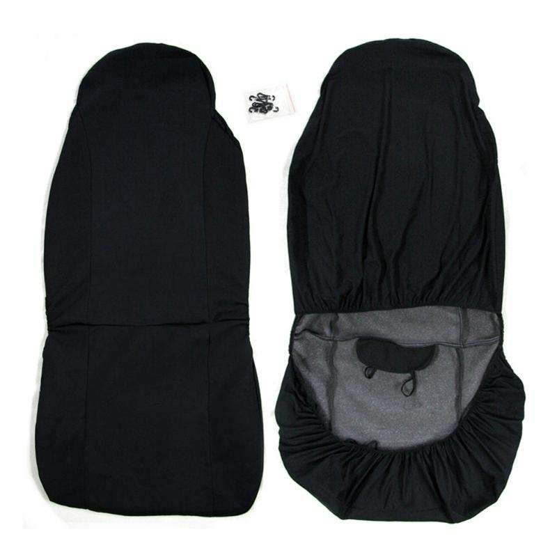 Universal Car Seat Cover Durable Automotive Double Mesh Covers Cushion Car Seat Protector(Black)