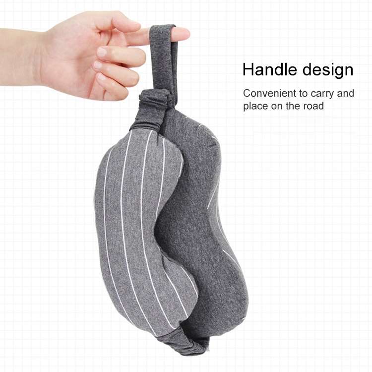 Business Travel Portable Pillow Eye Protection(Light Grey)