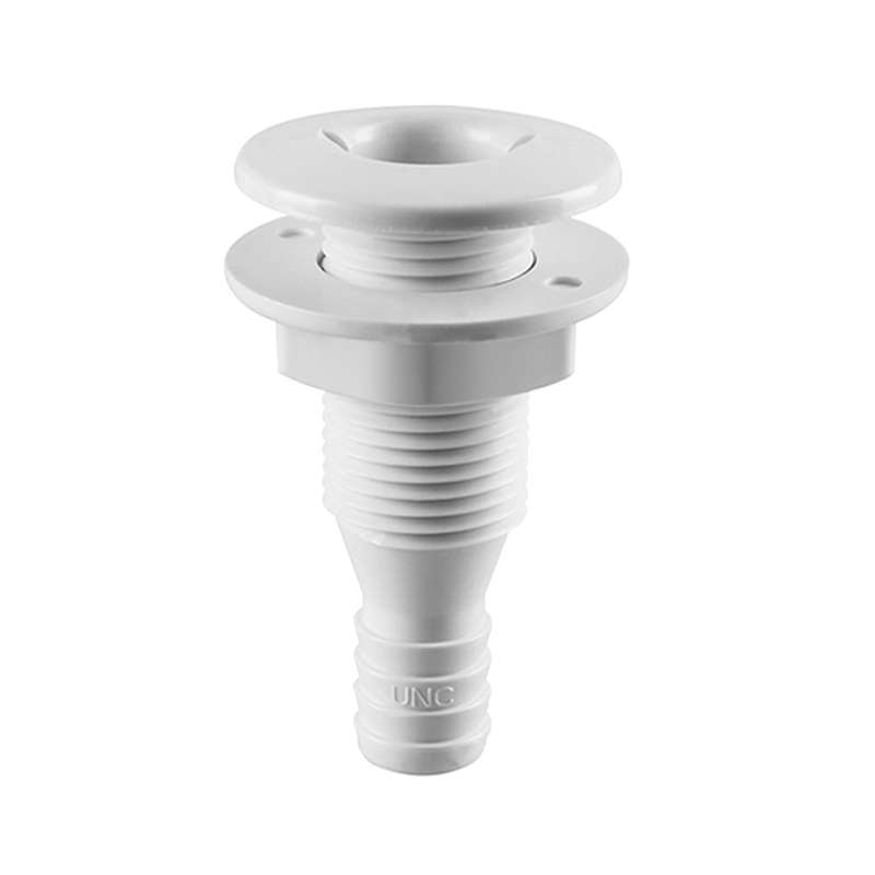 5/8 inch Plastic Thru-Hull Bilge Fitting For Bilge Pump Drain or Vent Hose Fitting for Boats Marine