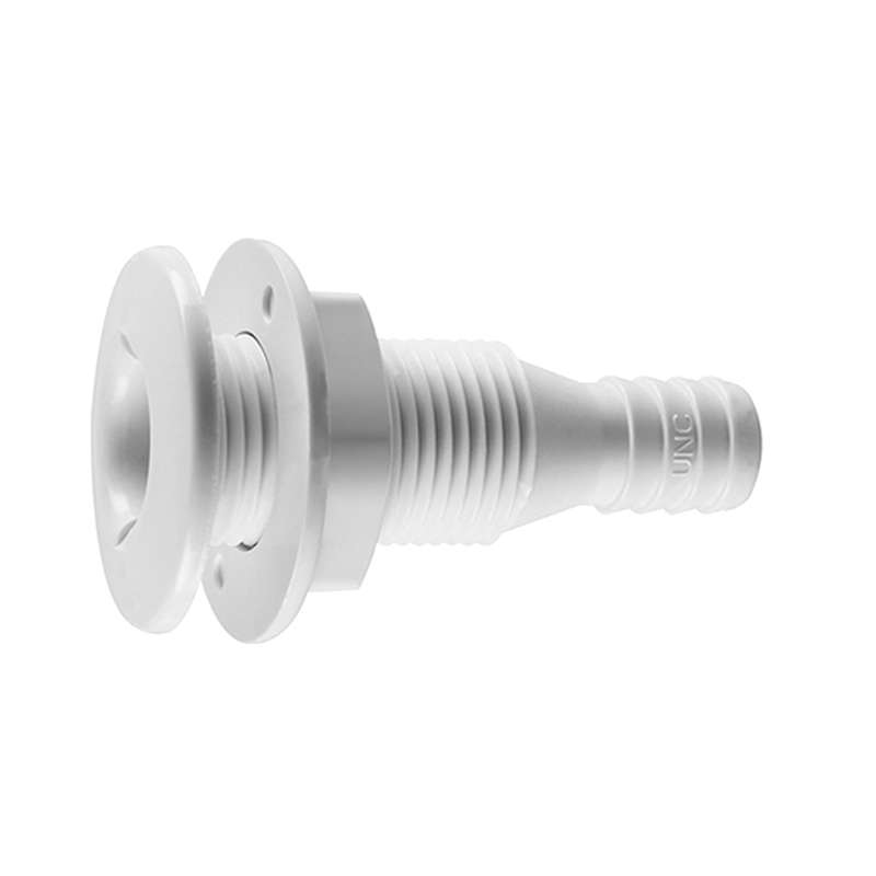 5/8 inch Plastic Thru-Hull Bilge Fitting For Bilge Pump Drain or Vent Hose Fitting for Boats Marine