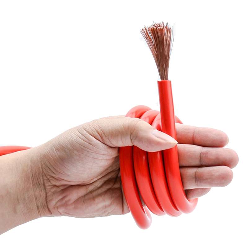 1000A Insulated Car Battery Cord Alligator Clip Pure Copper Battery Clip Car Ignition Wire