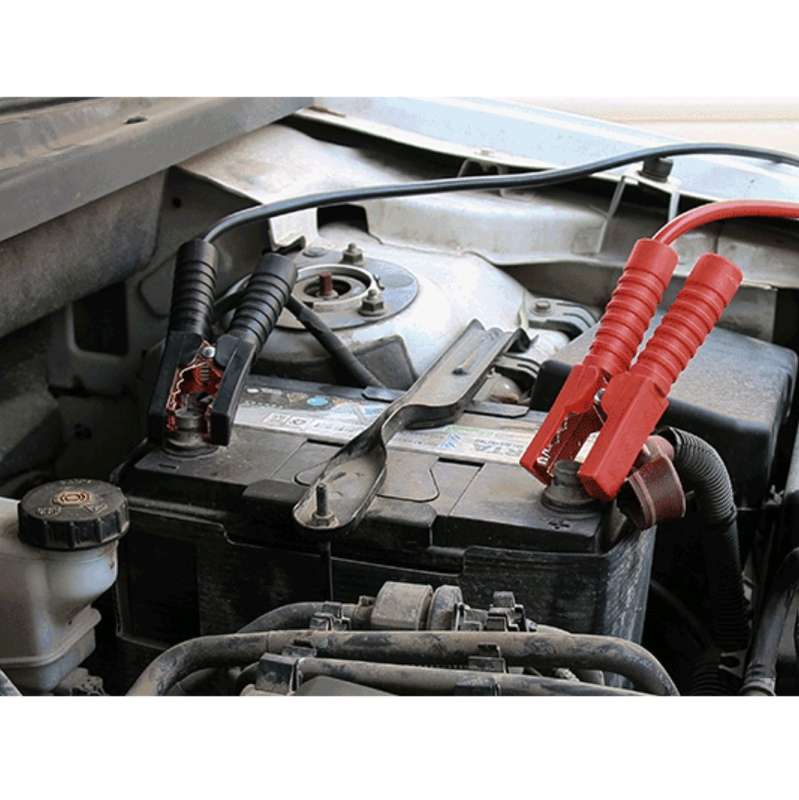 1000A Insulated Car Battery Cord Alligator Clip Pure Copper Battery Clip Car Ignition Wire
