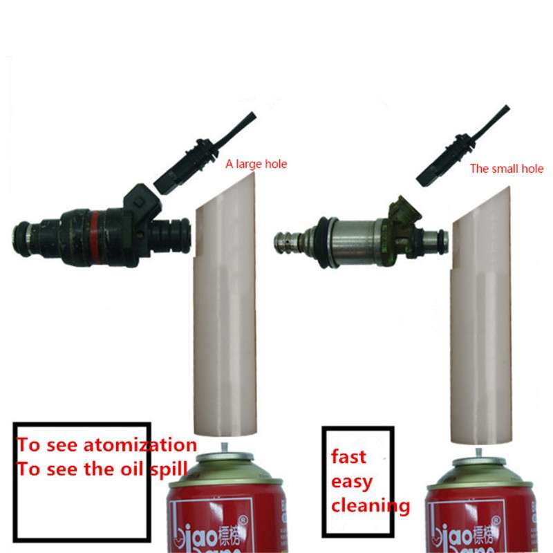 Car Wash Maintenance Manual Fuel Spray Nozzle Cleaning Tool Engine Care Fuel Injector Washing Device