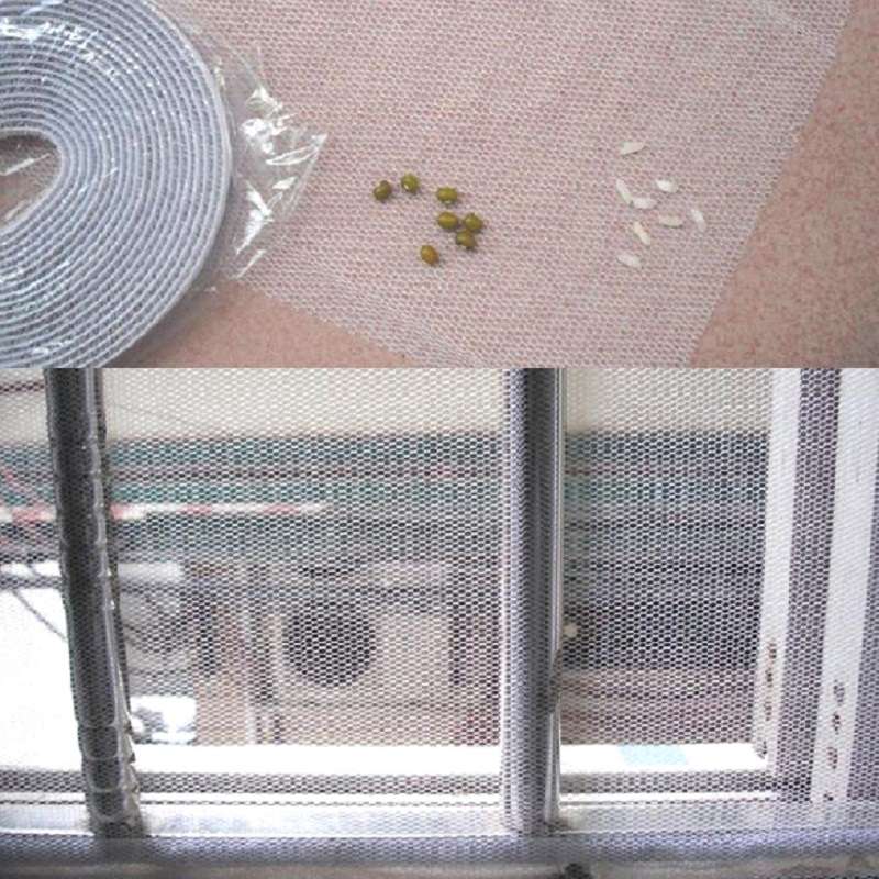 DIY Fly Mosquito Bug Mesh Window Screen Self-adhesive Anti-mosquito Net 15X20CM