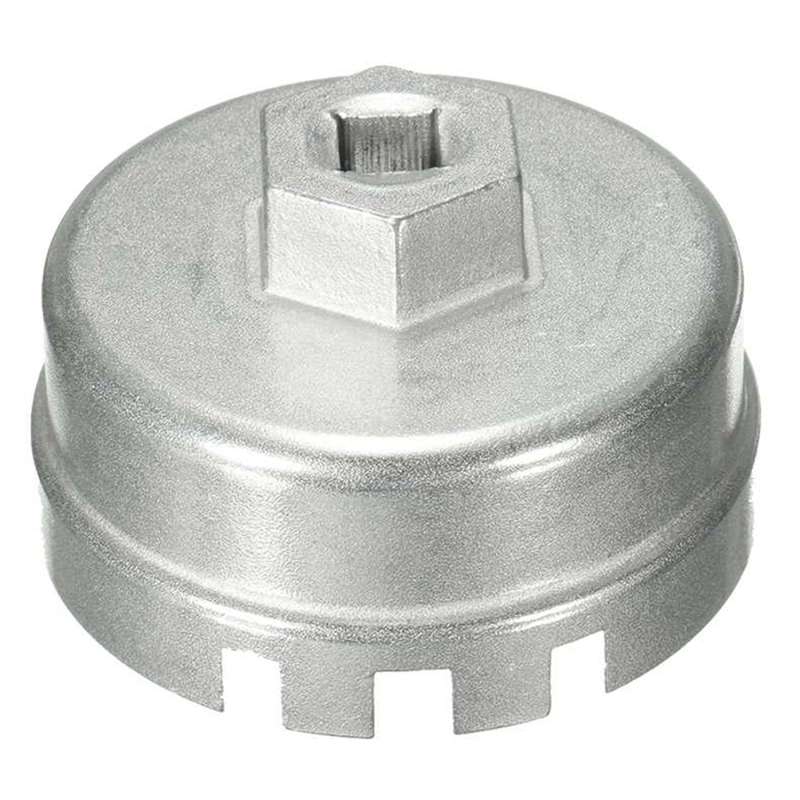 64.5mm Aluminum Oil Filter Wrench Cap Socket Remover Tool for Lexus Toyota Corolla Highlander RAV4 C