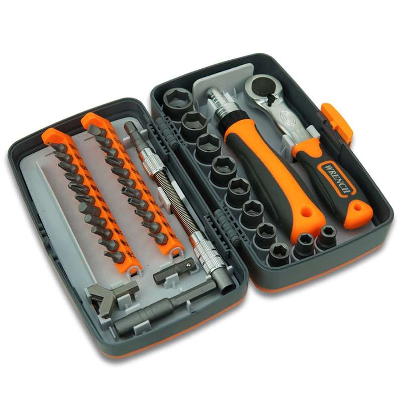 38 In 1 Labor-Saving Ratchet Multi-Purpose Screwdriver Set Household Hardware Tools Combination Scre
